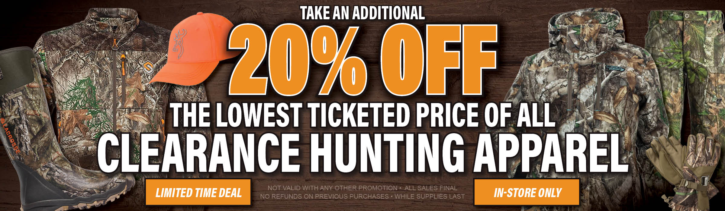 Clearance Hunting Apparel